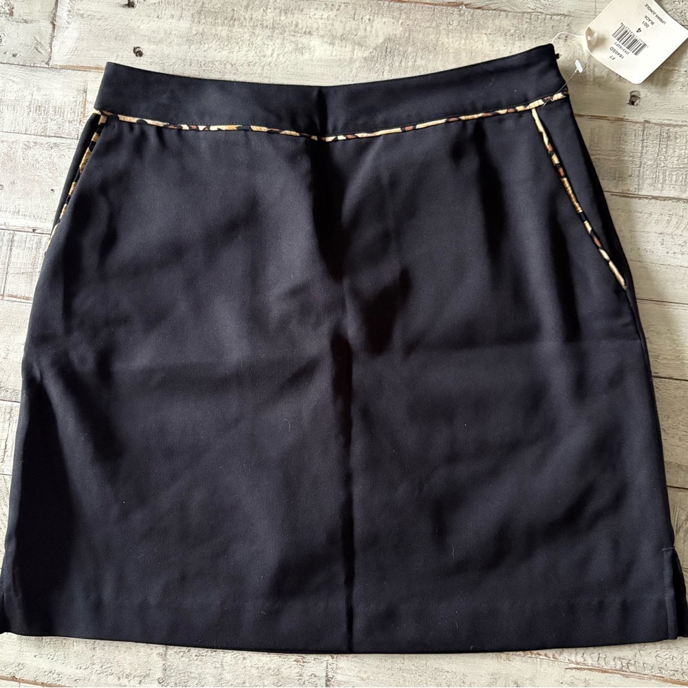 New! EP Pro Urban Jungle Beautiful Black Mini Skort Golf Skirt Size 4
